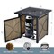 25 Inch Portable LP Gas Propane Fire Pit Table 40000 BTU with Fire Glass Stainless Steel Burner for Patio Backyard